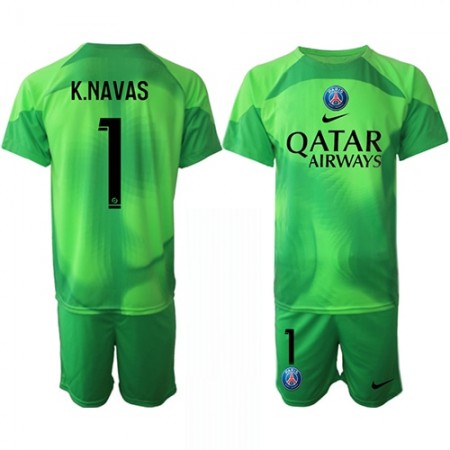 Paris Saint-Germain Keylor Navas 1 Målmand Børn Hjemme 2022-23 - Fodboldtrøjer (S/S) Paris Saint-Germain Keylor Navas 1 Målmand Børn Hjemme 2022-23 - Fodboldtrøjer (S/S)